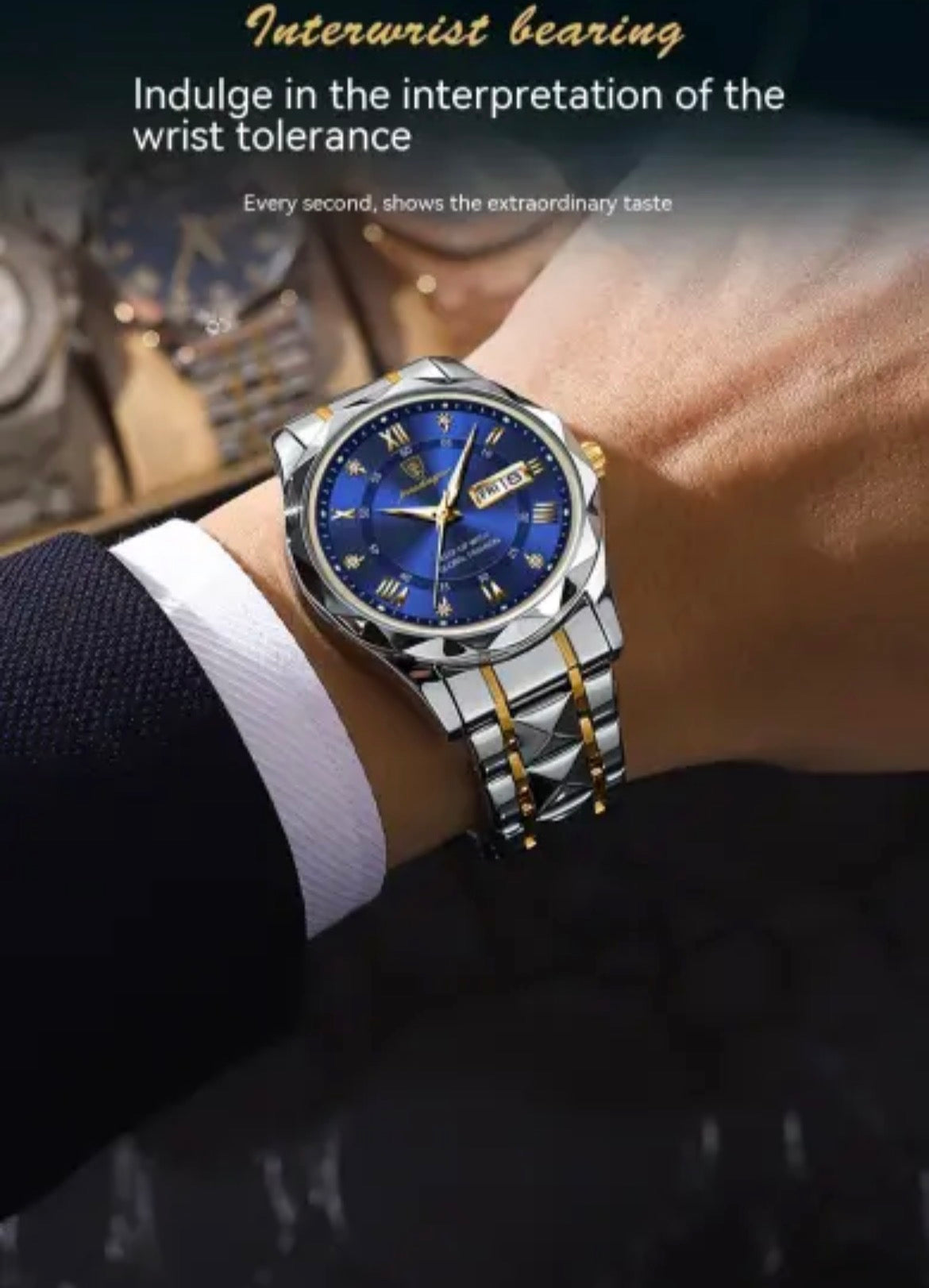 Reloj de hombre waterproof doble calendario (envío gratis)